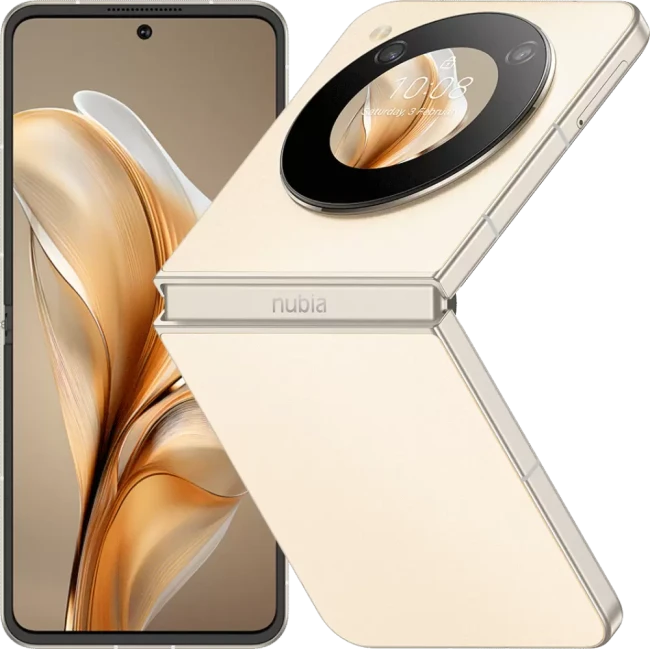 Смартфон Nubia Flip 12GB/512GB международная версия (золотистый) - фото