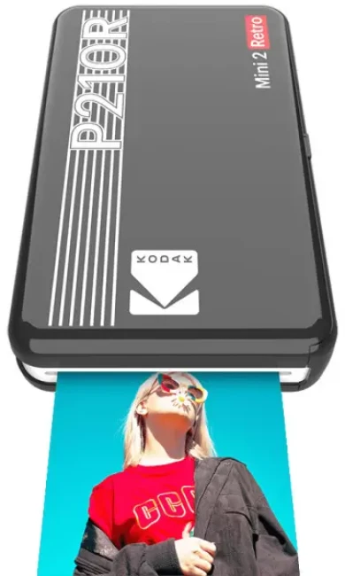 Мобильный фотопринтер Kodak Mini 2 Retro P210R B - фото5