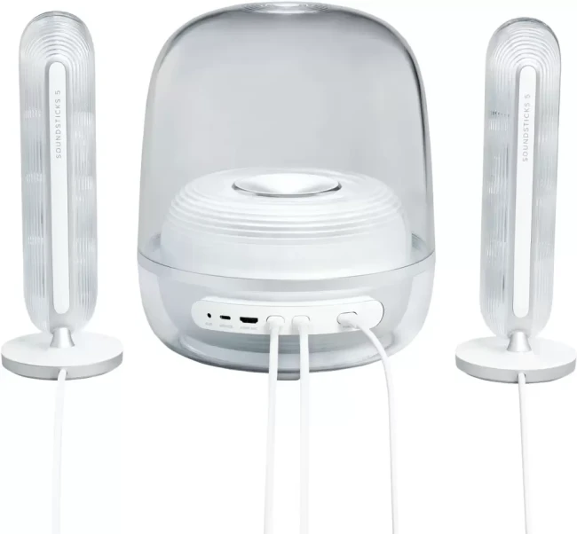 Мультимедиа акустика Harman/Kardon SoundSticks 5 (белый) - фото2