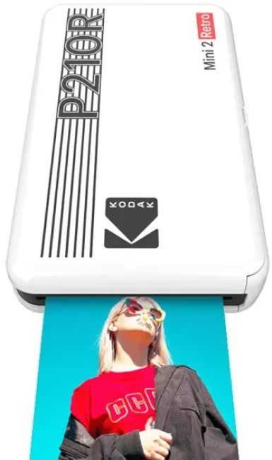 Мобильный фотопринтер Kodak Mini 2 Retro P210R W - фото4