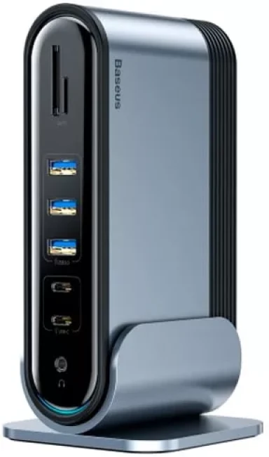 Док-станция Baseus Working Station Three-Screen Multifunctional Type-C CAHUB-DG0G - фото