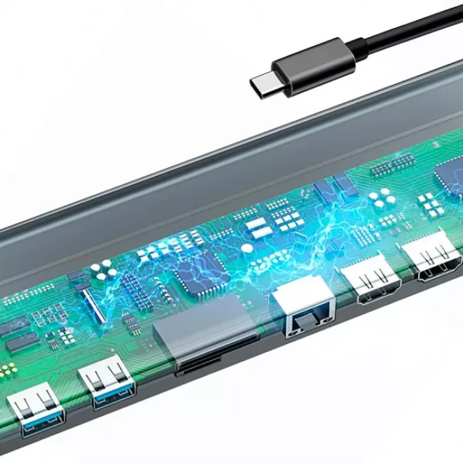 Док-станция Baseus Enjoyment Series 11-in-1 Type-C CATSX-G0G - фото3