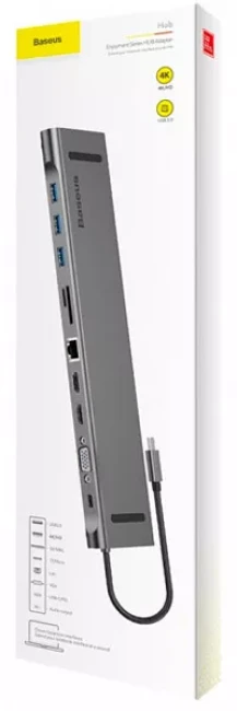 Док-станция Baseus Enjoyment Series 11-in-1 Type-C CATSX-G0G - фото4