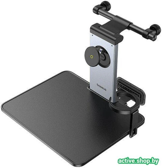 Складной столик Baseus MagPro II Versatile Car Mount for Backseat Headrests Cosmic Black C40272901121-00 - фото