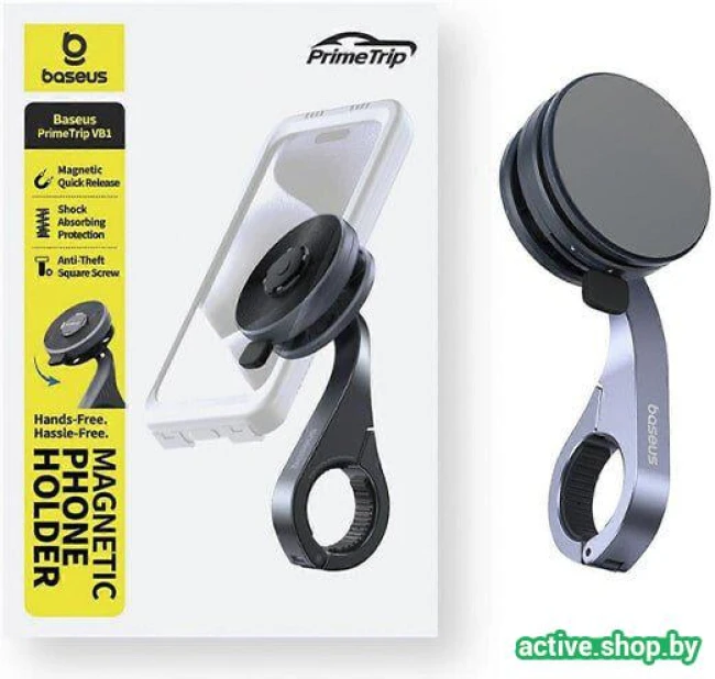 Держатель для смартфона Baseus PrimeTrip VB1 Bike Handlebar Mount C0013D00 - фото4
