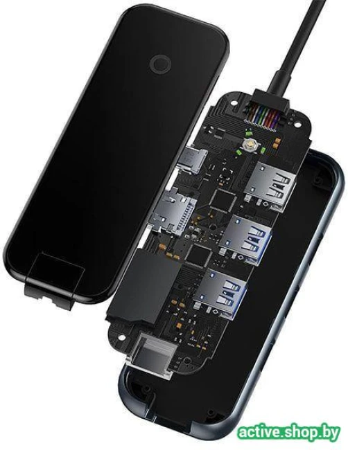 Док-станция Baseus AcmeJoy 8-Port Type-C Hub Adapter WKJZ010613 - фото3