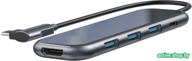 Док-станция Baseus Multi-functional HUB Type-C CAHUB-BZ0G - фото4
