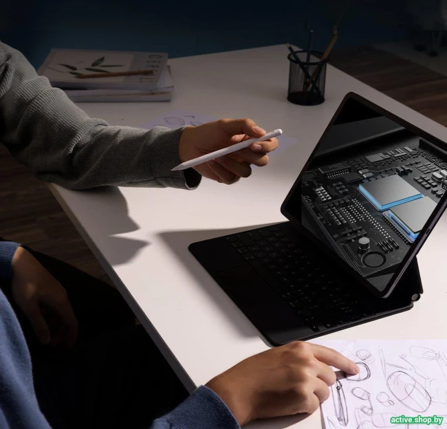 Стилус Baseus Smooth Writing 2 Series Wireless Charging Multifunctional Stylus (Active Version) - фото6