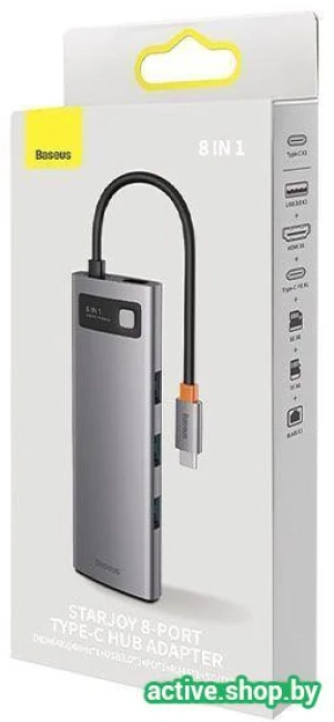 Док-станция Baseus StarJoy 8-Port Type-C Hub Adapter WKWG080113 - фото3