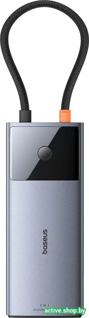 Док-станция Baseus Metal Gleam Series II 6-in-1 USB Hub B00061802813-00 - фото2
