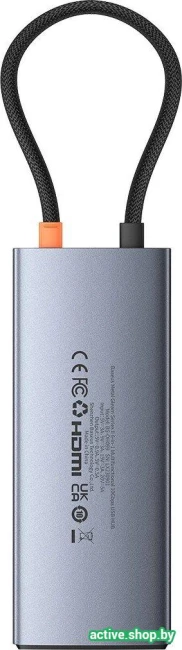 Док-станция Baseus Metal Gleam Series II 6-in-1 USB Hub B00061802813-00 - фото3
