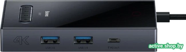 Док-станция Baseus Focus Series 8 Port Four-Screen Type-C Hub Adapter WKYY030413 - фото2