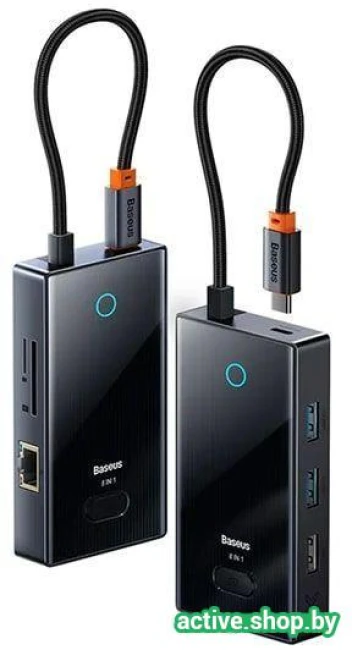 Док-станция Baseus Focus Series 8 Port Type-C Hub Adapter WKYY030313 - фото2