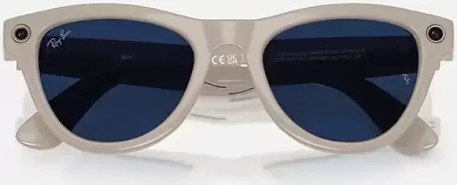 Умные очки Ray-Ban Meta Skyler RW4010 (серый глянцевый/прозрачный/синий) - фото5