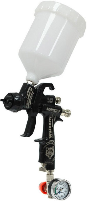 Краскопульт Walcom Slim Kombat S HVLP Nero Edition 813013NE - фото2