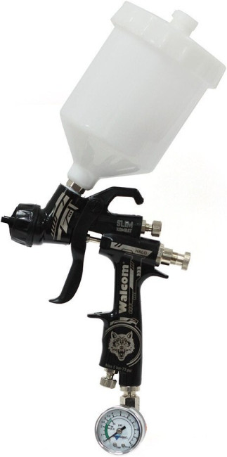 Краскопульт Walcom Slim Kombat S HALO/HTE Nero Edition 803013NE - фото
