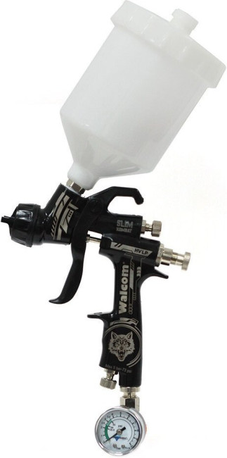 Краскопульт Walcom Slim Kombat S HVLP Nero Edition 813013NE - фото