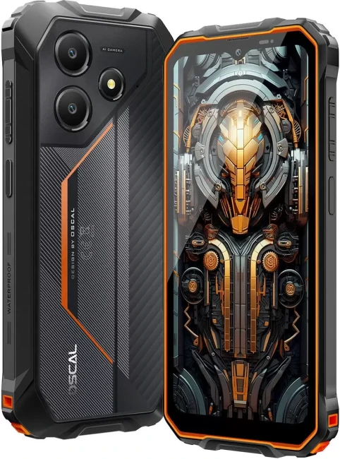 Смартфон Oscal Marine 2 4GB/64GB (оранжевый) - фото2