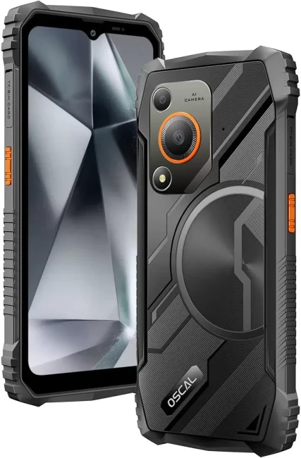 Смартфон Oscal Marine 1 4GB/128GB (черный) - фото2