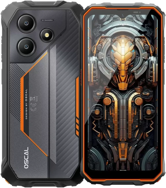 Смартфон Oscal Marine 2 4GB/64GB (оранжевый) - фото