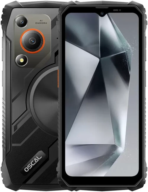 Смартфон Oscal Marine 1 4GB/128GB (черный) - фото