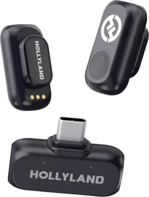 Радиосистема Hollyland LARK A1 Mini Duo USB-C (темно-серый)