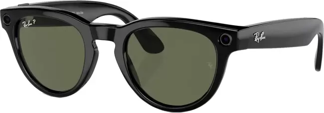 Умные очки Ray-Ban Meta HeadLiner RW4009 (черный глянцевый/зеленый)
