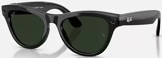 Умные очки Ray-Ban Meta Skyler (Gen 2) RW4014 (Shiny Black / Transitions Graphite Green)