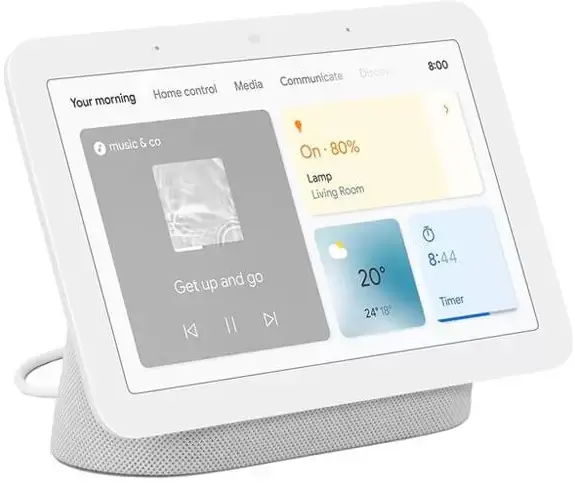 Колонка с умным дисплеем Google Nest Hub 2nd Gen (светло-серый)