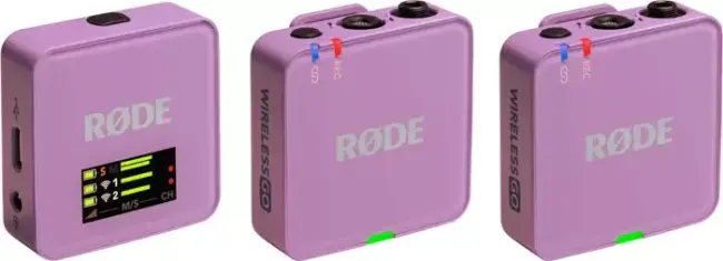 Радиосистема Rode Wireless GO Gen 3 (сиреневый)