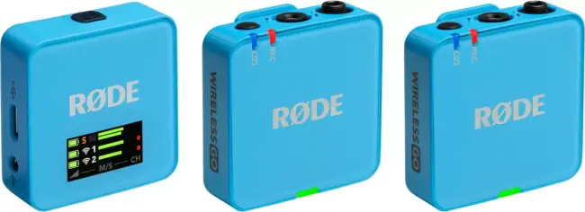 Радиосистема Rode Wireless GO Gen 3 (голубой)