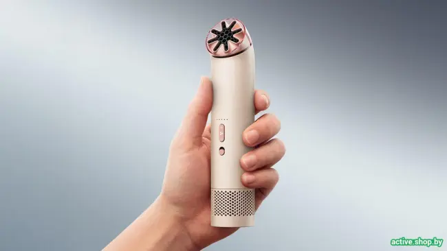 Безлопастной вентилятор Dyson HushJet Mini Cool (камень/румяна) - фото2