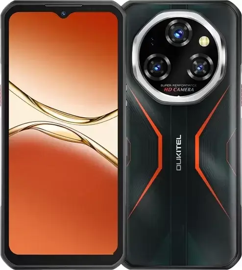 Смартфон Oukitel WP55 12GB/256GB (черный/оранжевый)