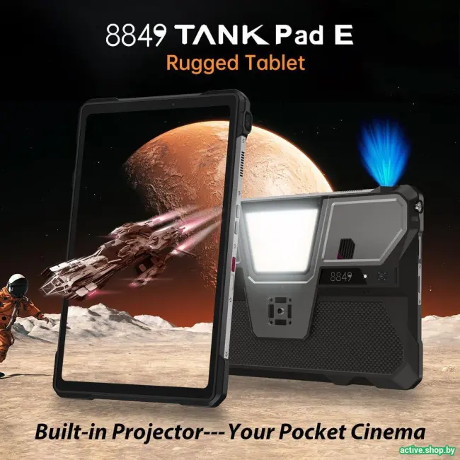 Планшет Unihertz 8849 Tank Pad E 12GB/256GB (черный) - фото4