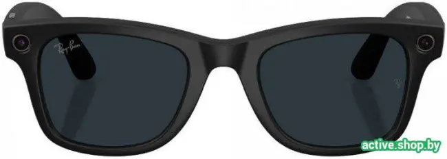 Умные очки Ray-Ban Meta Wayfarer Gen 2 RW4012 (large, черный матовый/прозрачный/серый) - фото3