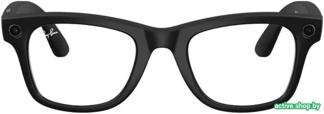 Умные очки Ray-Ban Meta Wayfarer Gen 2 RW4012 (large, черный матовый/прозрачный/серый) - фото4