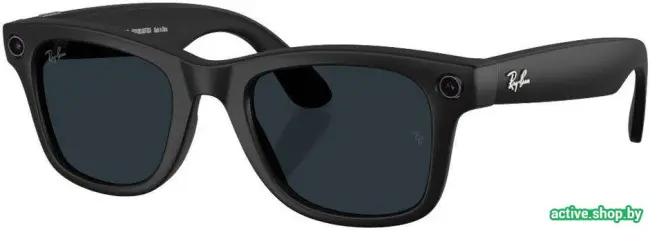 Умные очки Ray-Ban Meta Wayfarer Gen 2 RW4012 (large, черный матовый/прозрачный/серый) - фото