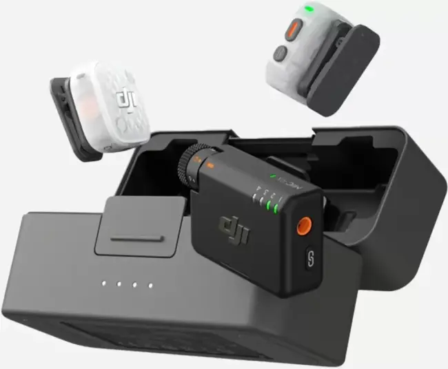 Радиосистема DJI Mic Mini 2S (2TX + 1RX + Charging Case) - фото