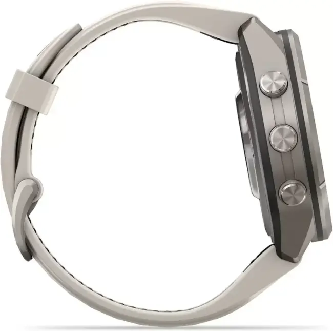 Умные часы Garmin Fenix 9 Pro 43 мм (серый, серый силиконовый ремешок) - фото3