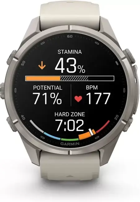 Умные часы Garmin Fenix 9 Pro 43 мм (серый, серый силиконовый ремешок) - фото2