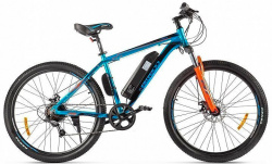 Велогибрид Eltreco XT 600 D (синий/оранжевый) - фото
