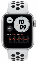 Смарт-часы Apple Watch Series 6 Nike 40mm Aluminum Silver (M00T3) - фото2