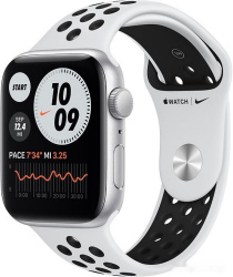 Смарт-часы Apple Watch SE Nike 44mm Aluminum Silver (MYYH2) - фото