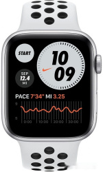 Смарт-часы Apple Watch SE Nike 44mm Aluminum Silver (MYYH2) - фото2