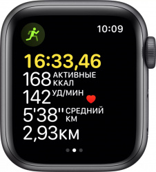 Смарт-часы Apple Watch SE 44mm Aluminum Space Gray (MKQ63) - фото3