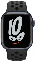 Смарт-часы Apple Watch Nike Series 7 45mm темная ночь (MKNC3) - фото2