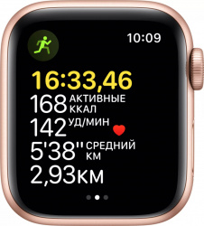 Смарт-часы Apple Watch SE 44mm Aluminum Gold (MKQ53) - фото3