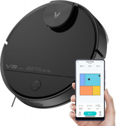 Робот-пылесос Viomi Robot Vacuum V3 Max Черный - фото4