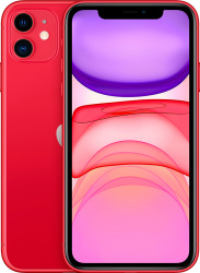 Смартфон Apple iPhone 11 128Gb Red - фото