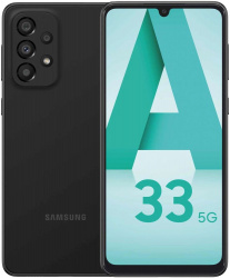 Смартфон Samsung Galaxy A33 5G 8GB/128GB черный (SM-A3360/DSN) - фото